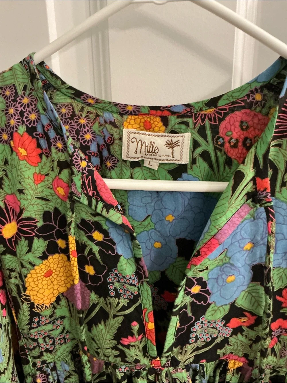 Mille Resort & Travel Daisy dress sz large - Picture 3 of 5